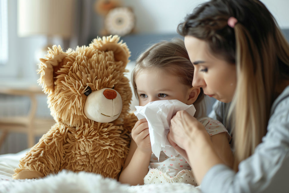 Le rhume chez l'enfant : causes, symptômes et solutions pour déboucher le nez bouché