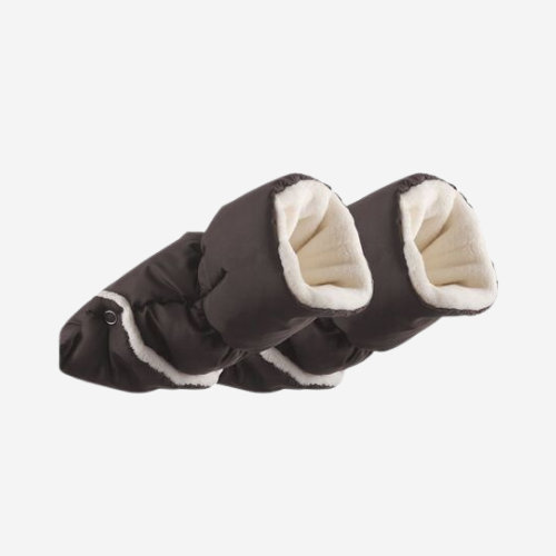 Guanti Scaldamani Per Passeggino LUCHILD | Impermeabili E Antivento | Con Bottoni A Pressione | Colore Nero - Foto 12