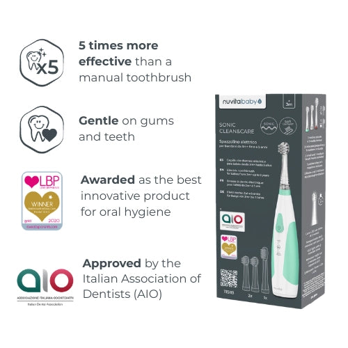 Electric toothbrush for babies and kids - Sonic Clean&Care 1151