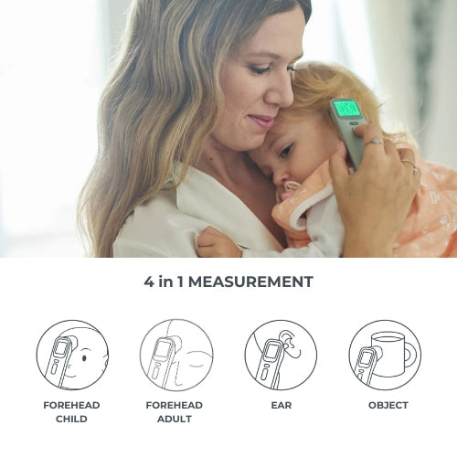 Digital forehead and ear thermometer - 2075