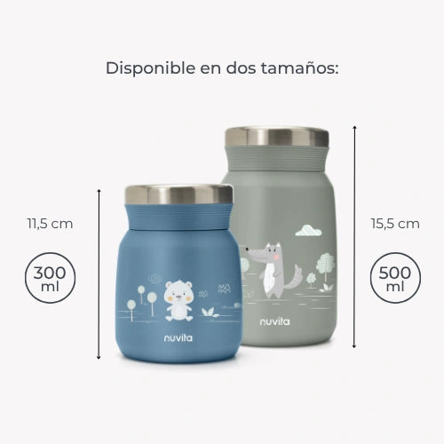 Recipiente térmico para alimentos en acero inoxidable - 4471/ 4472