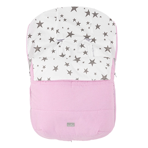 sacco-universale-per-passeggino-spring-grigio-rosa