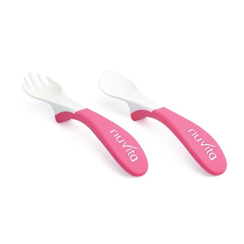 Set Posate Baby Piccolo Fortuna - Cucchiaio E Forchetta Per Bambini, Senza BPA - Foto 7